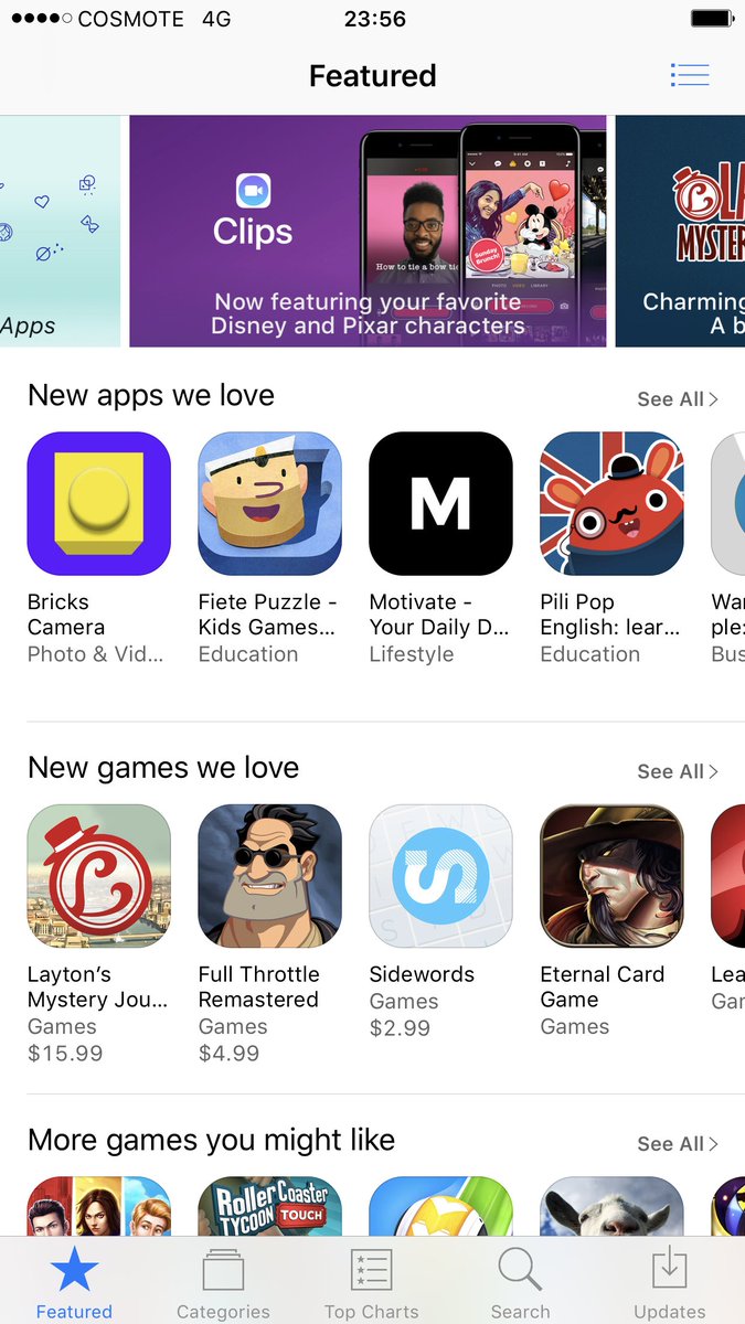 BricksCamera's tweet photo. Top of the list in the “New apps we love” in the US @AppStore! Thank you Apple! 😄 #bricks #bricksapp https://t.co/4YVrYtrYtY