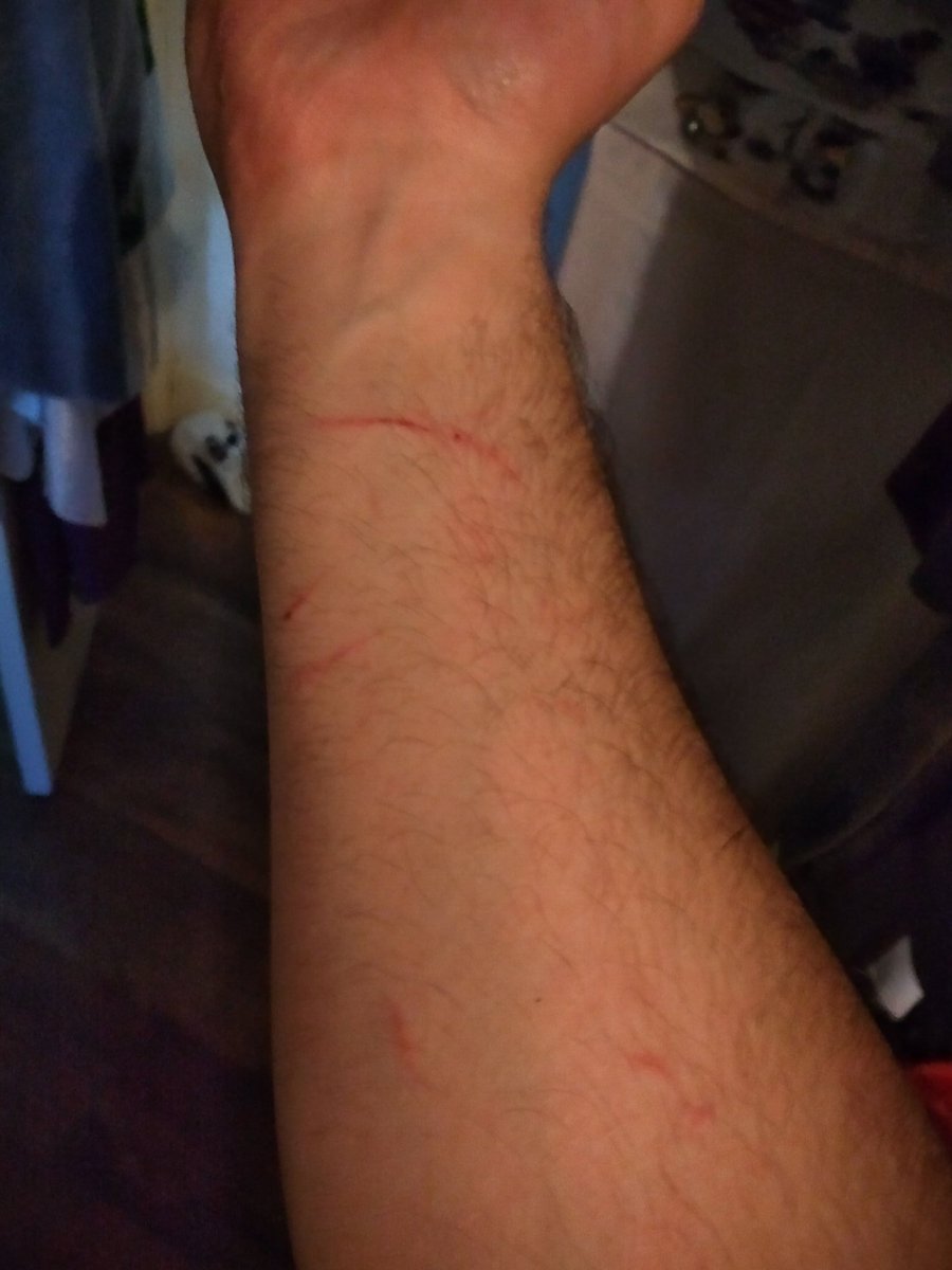 REF_JumpingJohn's tweet photo. Cheers Leeds. Remember Hardcore matches are not fun for Refs either. #WhatsBlackAndWhiteAndRedAllOver? #RefClub #RefCore #RCHC https://t.co/pTIMB7jWGv