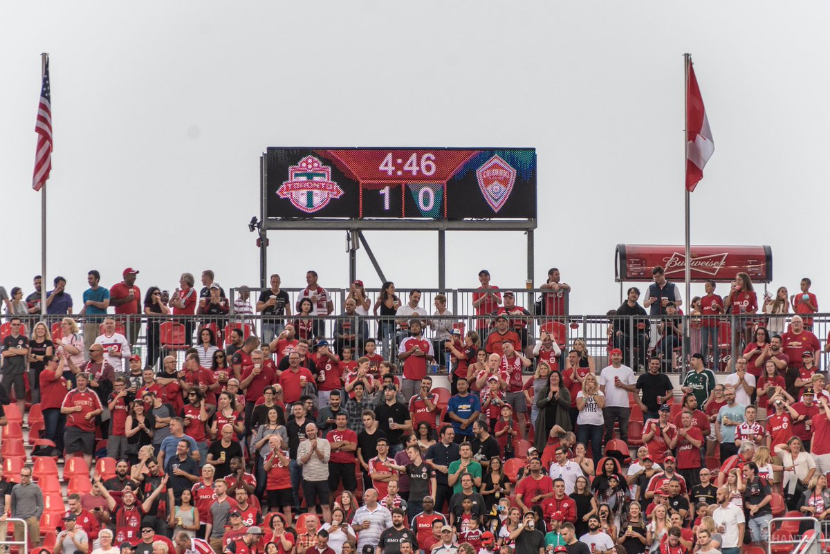 chant_photo's tweet photo. 4 Minutes in. #Goal #JayChapman #TORvsCOL #tfcLIVE #TorontoFC #Rapids96 #MLS #COYR #BMOField #Soccer #Toronto #The6ix #TheBeautifulGame https://t.co/3OUw4WGSah