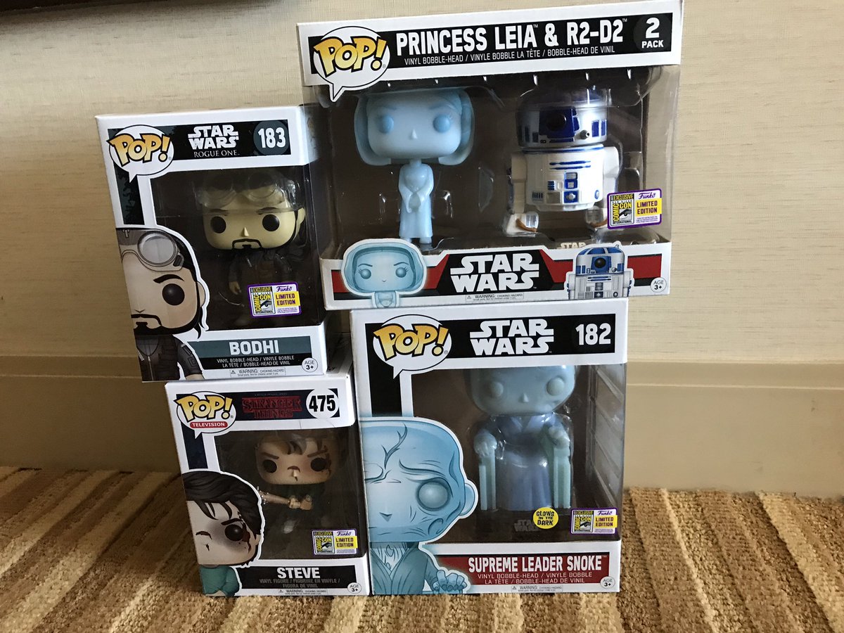 IamCandyland's tweet photo. Trade wanted: All three Star Wars (not Steve) for your night king #conanpop #nightking #conancon #funko #funkosdcc #sdcc https://t.co/faxpBidHF1