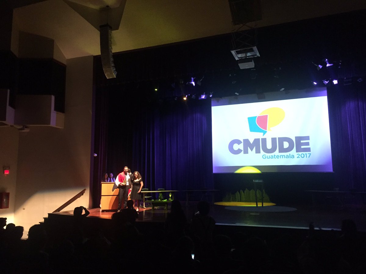 CMUDE2017's tweet photo. ¡Felicidades a Rawill Guzmán por ganar la competencia de discursos! https://t.co/xRFBQK7KIY