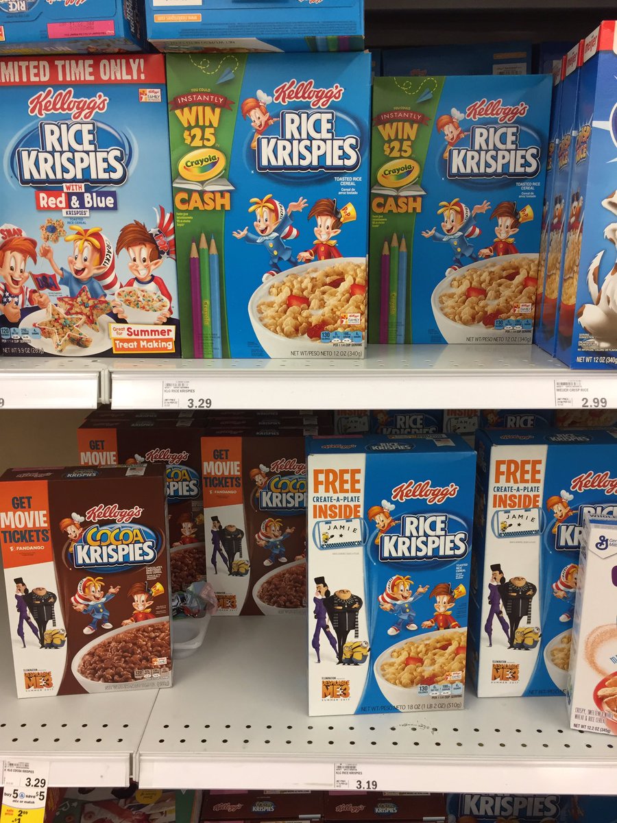 kalawrence9's tweet photo. Interesting regular prices on Rice Krispies at @meijer: 12 Oz $3.29 or 18 Oz $3.19. #mathchat #unitchat #unitratechat https://t.co/8t8G6j7rAX