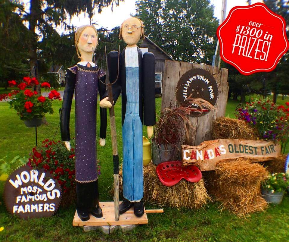 Scarecrow displays are starting to pop up! Click on the link for details and how to enter! 

williamstownfair.ca/competitions/c…
