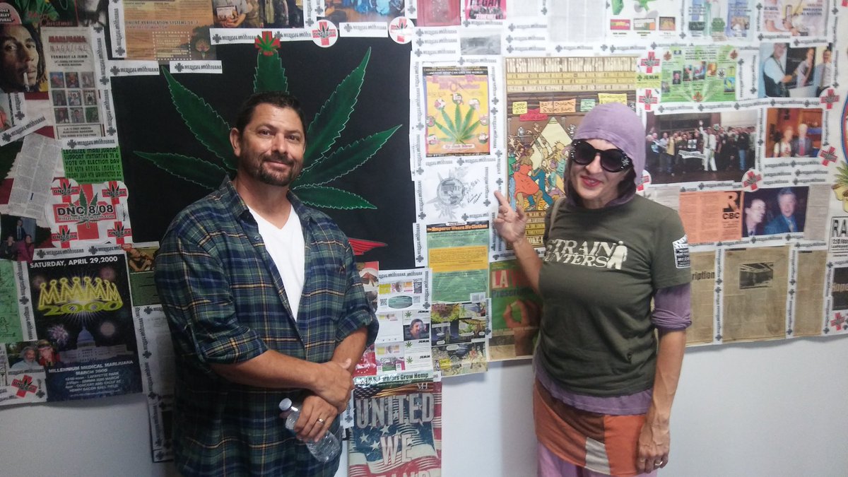 JackHererHemp's tweet photo. #HempCanSaveThePlanet! #DanHerer & #MelissaBalin at #TheHollywoodHempMuseum #Opening #JackHerersEmperorWearsNoClothes #EWNC https://t.co/G0cRydsI0b