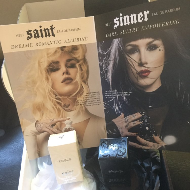 MizzLCS's tweet photo. So stoked!  I came home to another Influenster Vox Box!  I can't wait to try Kat's new perfumes!  Thanks Kat and Influenster! https://t.co/tOtTBpH8qZ