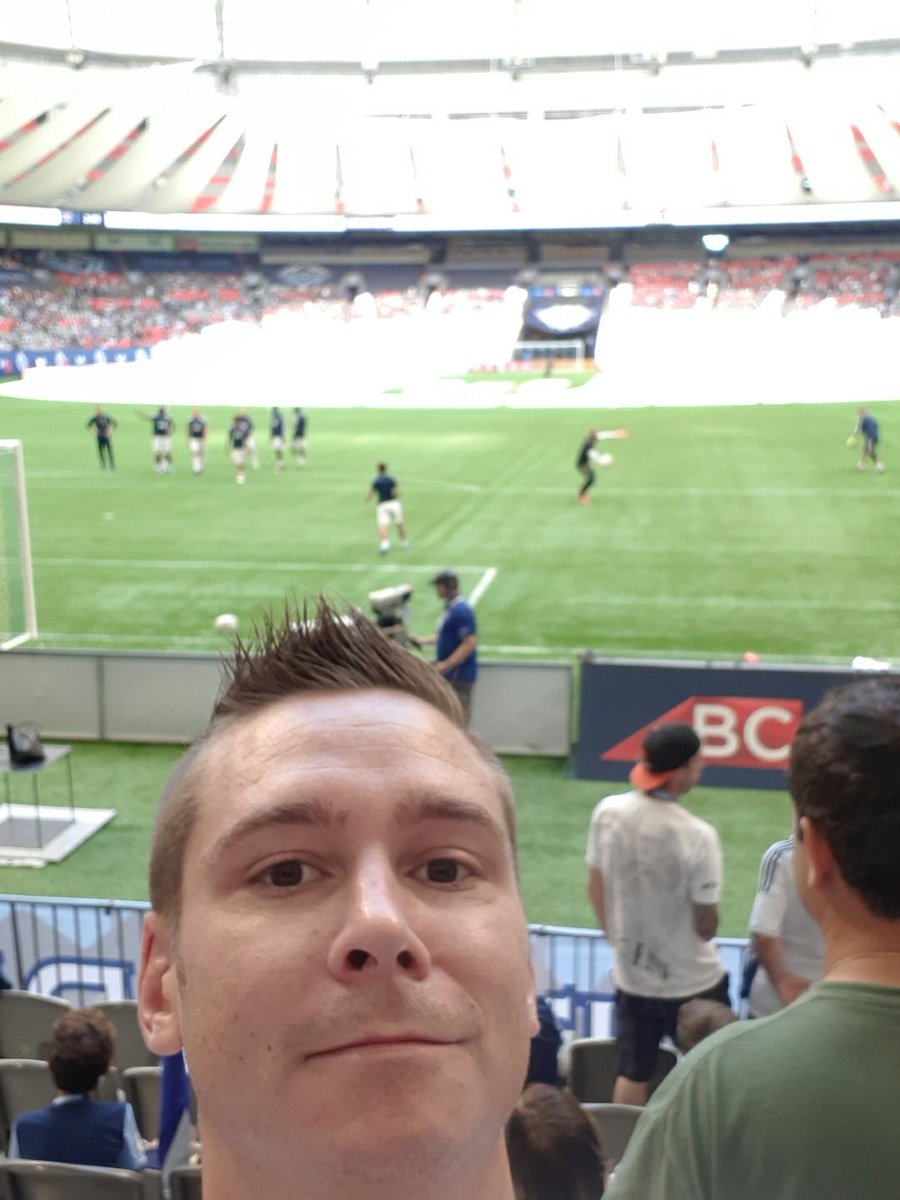 JoshuaGriffith0's tweet photo. First ever @WhitecapsFC game!!!! Got in the rowdy section #6throw #vancity #WhitecapsFC https://t.co/Q9IpUPNu3Q