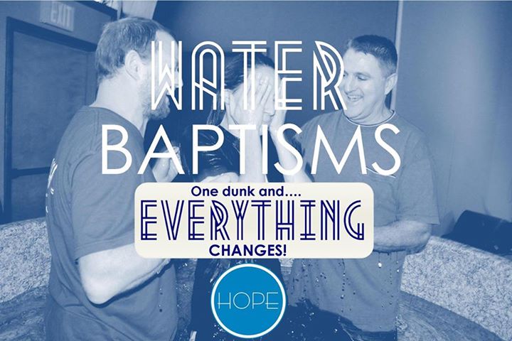 HopeCCSeattle's tweet photo. Next Sunday we're having #WaterBaptism at our 6pm service in Burien. Sign up at Hope Central or inbox us! #OneDunk #HopeRevival #HopeBurien https://t.co/hqr0nXmiXv