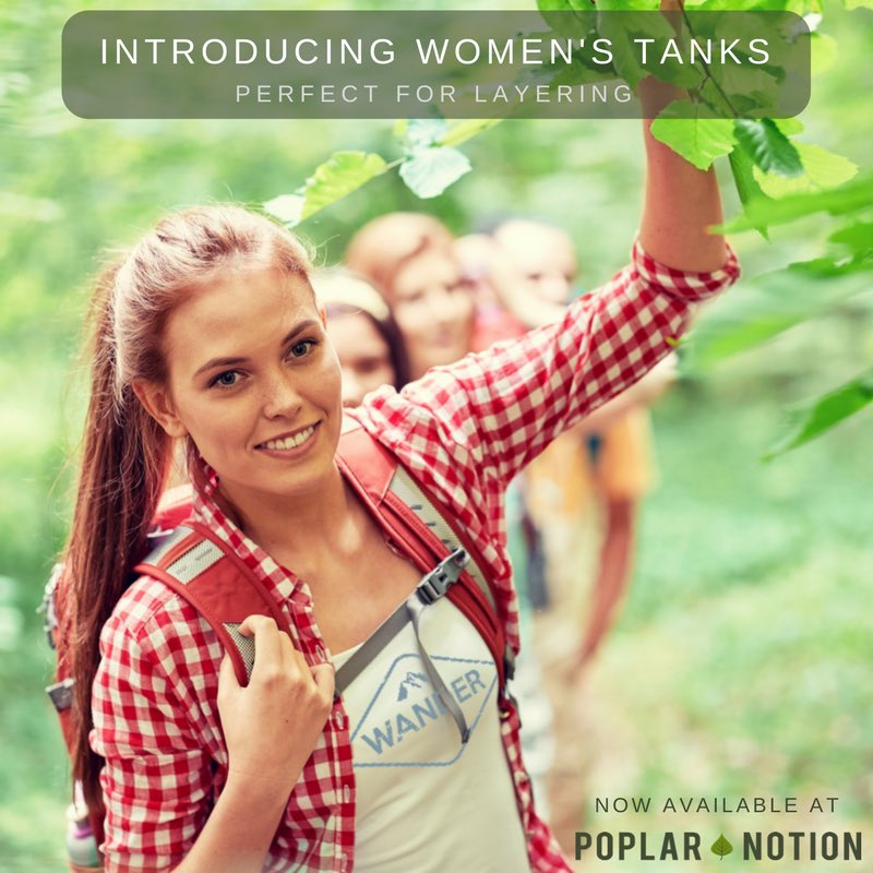 PoplarNotion's tweet photo. Our #inspiredbynature designs are now available on women's tanks. See them now at https://t.co/eAzP3jwNV8 #pnwgear #outdoorgear #wanderlust https://t.co/tpoinbegFF
