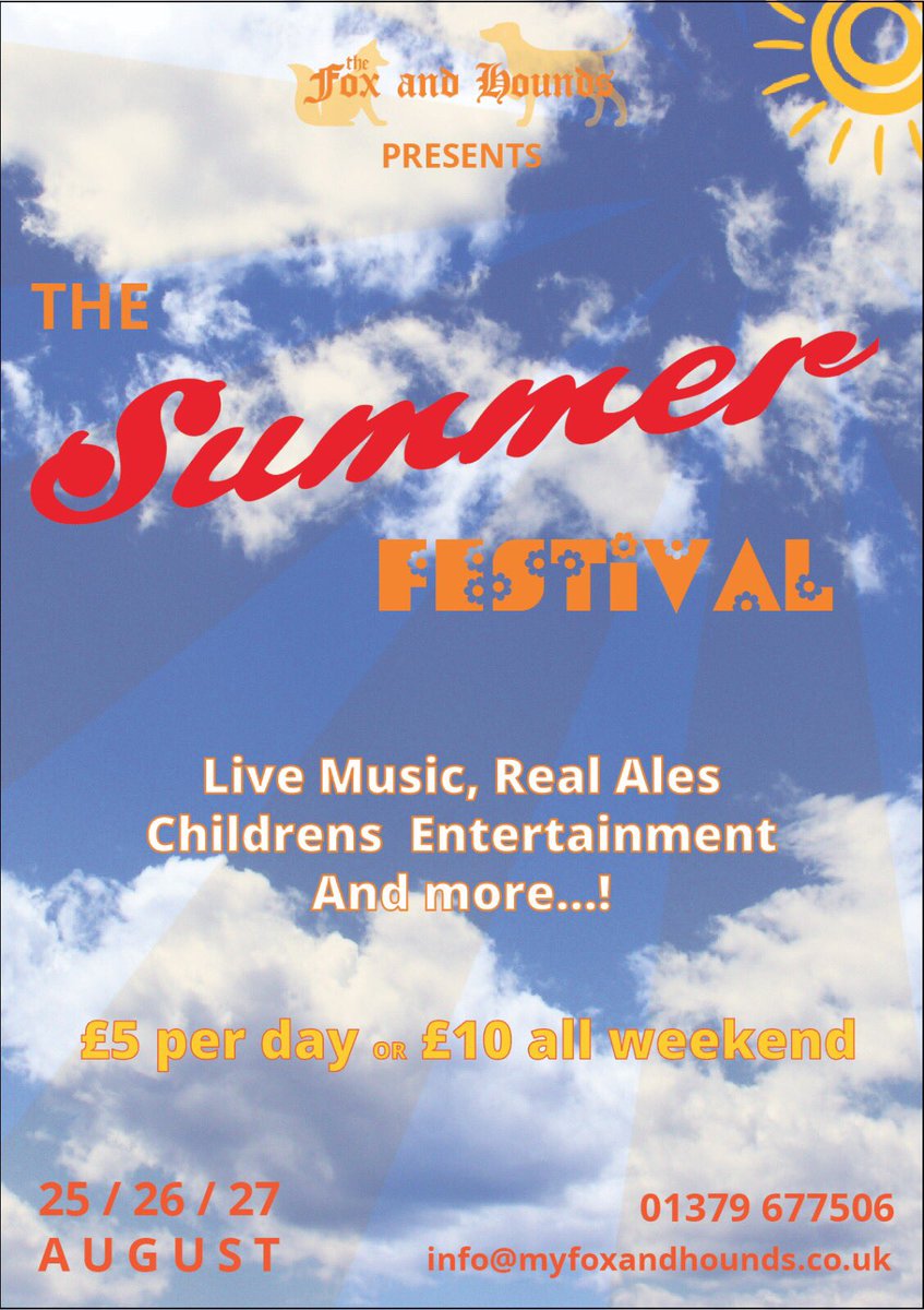 Moultonbury 2017! Last years was great, this year will be even better. Loads of bands, loads of entertainment and best of all, loads of fun.