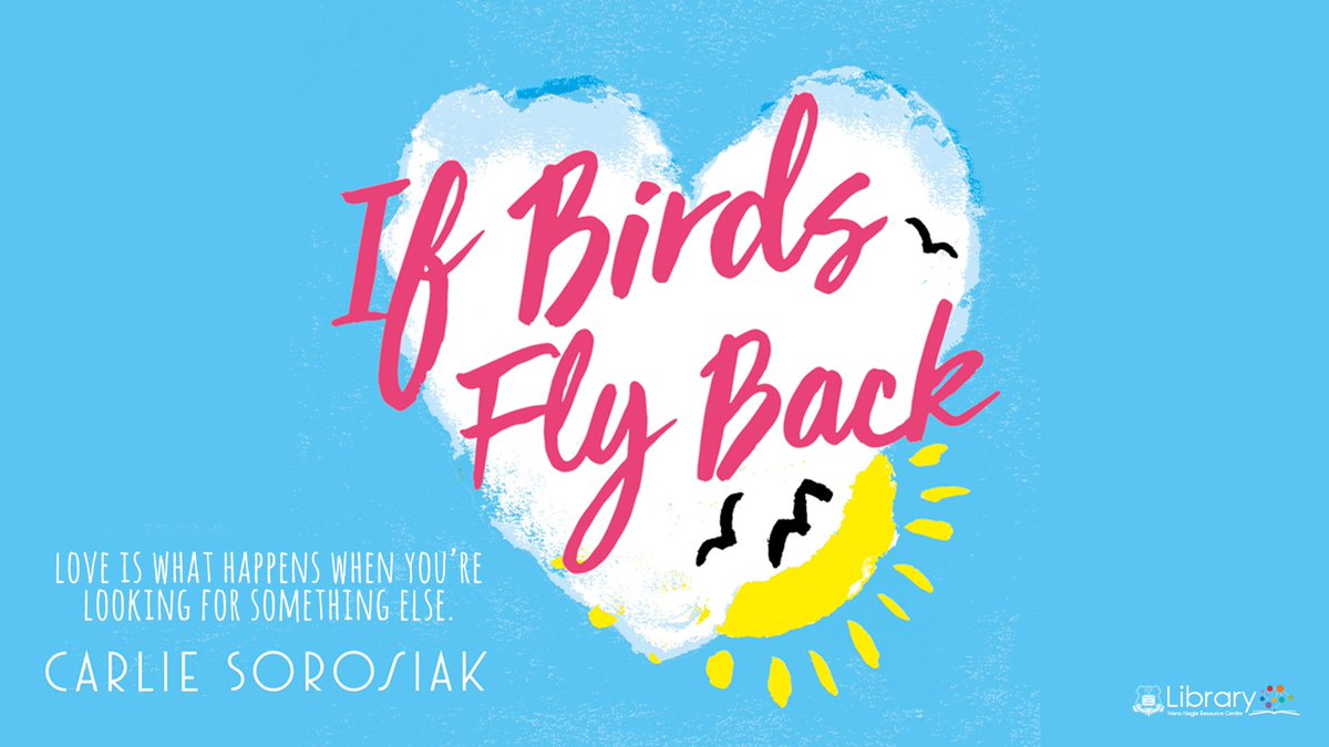 StRitasLibrary's tweet photo. Finding people who leave &amp; loving those who stay. For fans of @JandyNelson &amp; @EmeryLord. #BookoftheDay #IfBirdsFlyBack by @CarlieSorosiak https://t.co/WeSG06pSGP