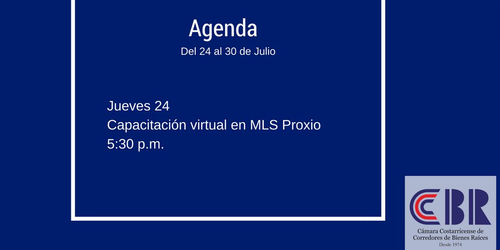CCCBienesRaices's tweet photo. Mañana inicamos una nueva semana y tenemos programada esta actividad exclusiva para nuestros asociados. https://t.co/48EmY4Hu3h