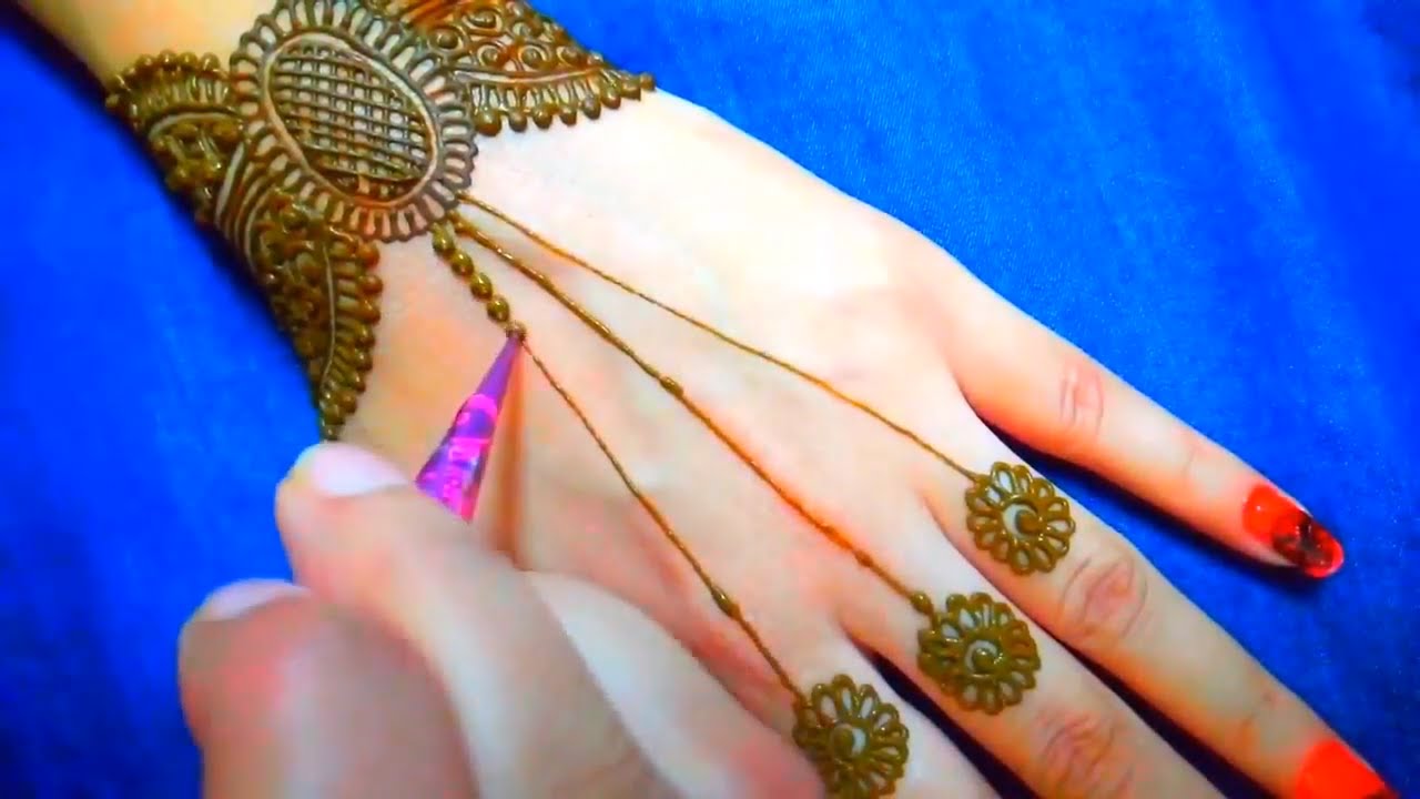 Combining Bracelet Mehndi Designs With Party Outfits