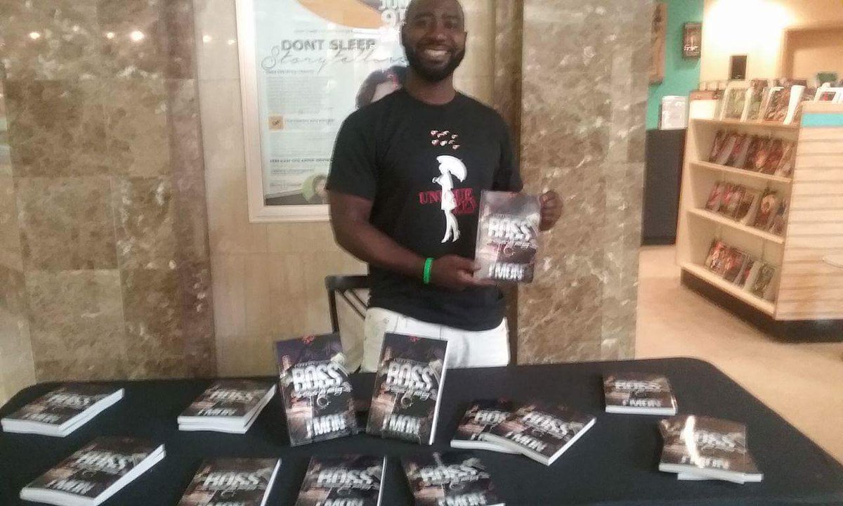 authorjmon's tweet photo. Had an amazing time in Indianapolis for my book signing S/O 2 the good brother Antwan at Maleah Solgan Books https://t.co/WuvRzydLSI