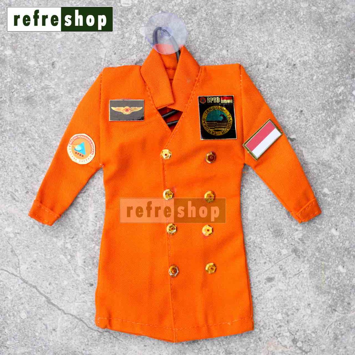 refreshop's tweet image. Gantungan kaca sepion seragam BPBD dengan kode GMS0202CH ini bisa di beli dengan diskon spesial di #refreshop #gantungankacamobilseragambpbd
