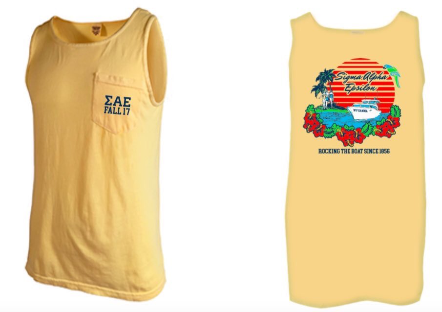 sae_wvu's tweet photo. We decided to give away a Fall 17 tank and a tee. RT for a chance to win. Random winners chosen Friday 7/28 https://t.co/JW8XxntVip