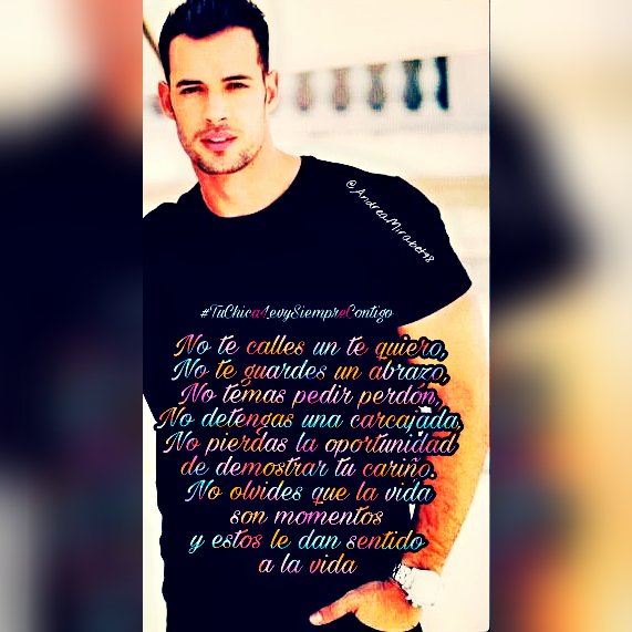 No olvides que la vida son momentos y estos le dan sentido a la vida👏 besicos mañicos papi, tqm❤️ #TuChicaLevySiempreContigo 💪🍀 <a href="/willylevy29/">William Levy</a>