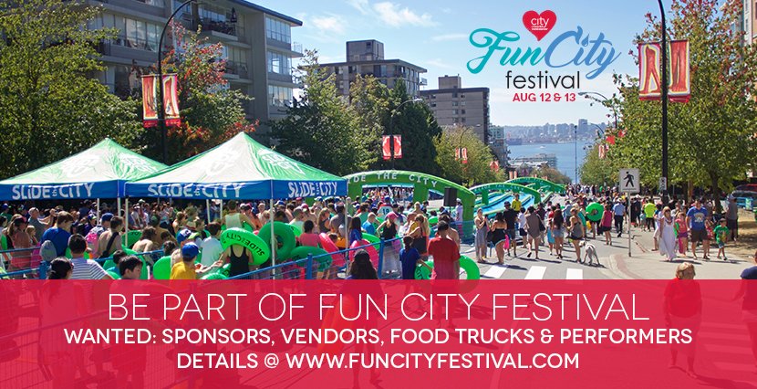 Attn: food trucks, vendors & performers. Be part of #FunCityFestival Aug 12/13! cnv.org/FunCityFestival  #NorthVan https://t.co/TWLqq2I86w