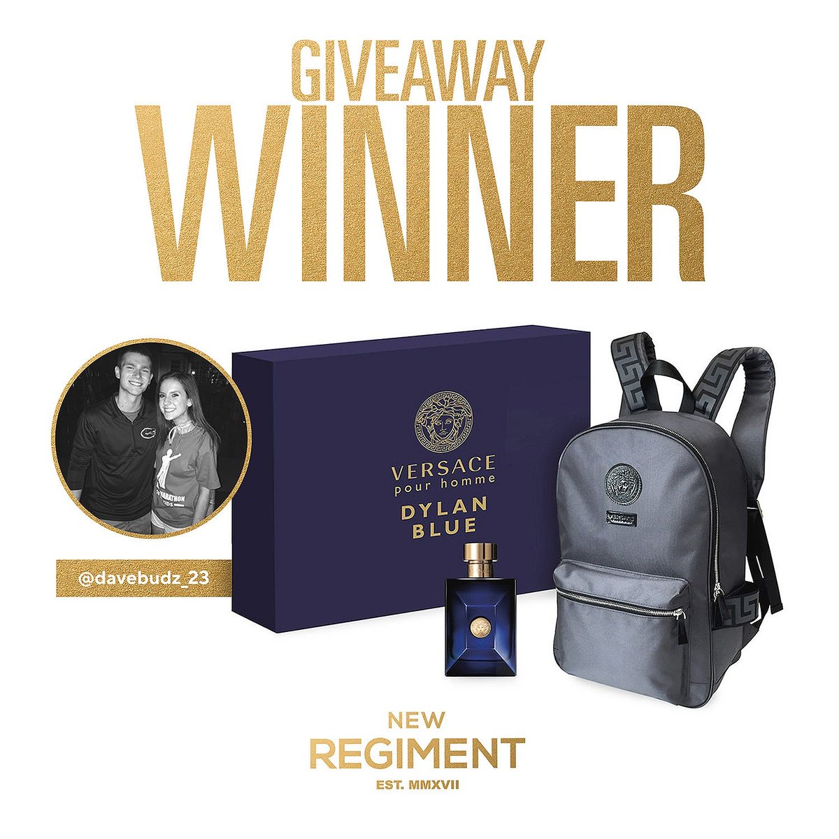 NewRegiment's tweet photo. And the winner to our 1st giveaway is....
@davebudz_23
#congrats #giveaway #newregiment https://t.co/1FjdNVbqmM