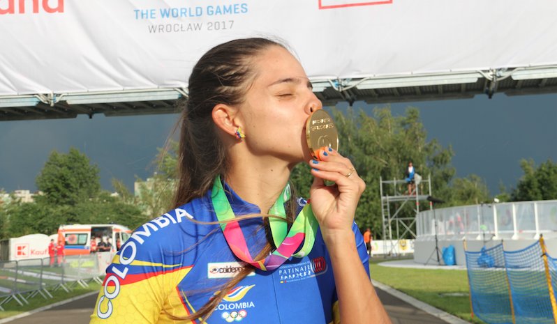 OlimpicoCol's tweet photo. Fabriana Arias completó cuatro medallas en los Juegos Mundiales 2017
https://t.co/aAQlbA2uYt https://t.co/raCSsKhyrC