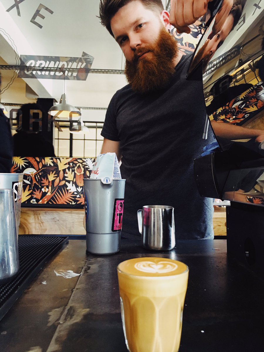 and got served amazing coffee by the amazing Gareth at the amazing Deluxe Coffee Works (my local) #deluxecoffee #weekcatchup