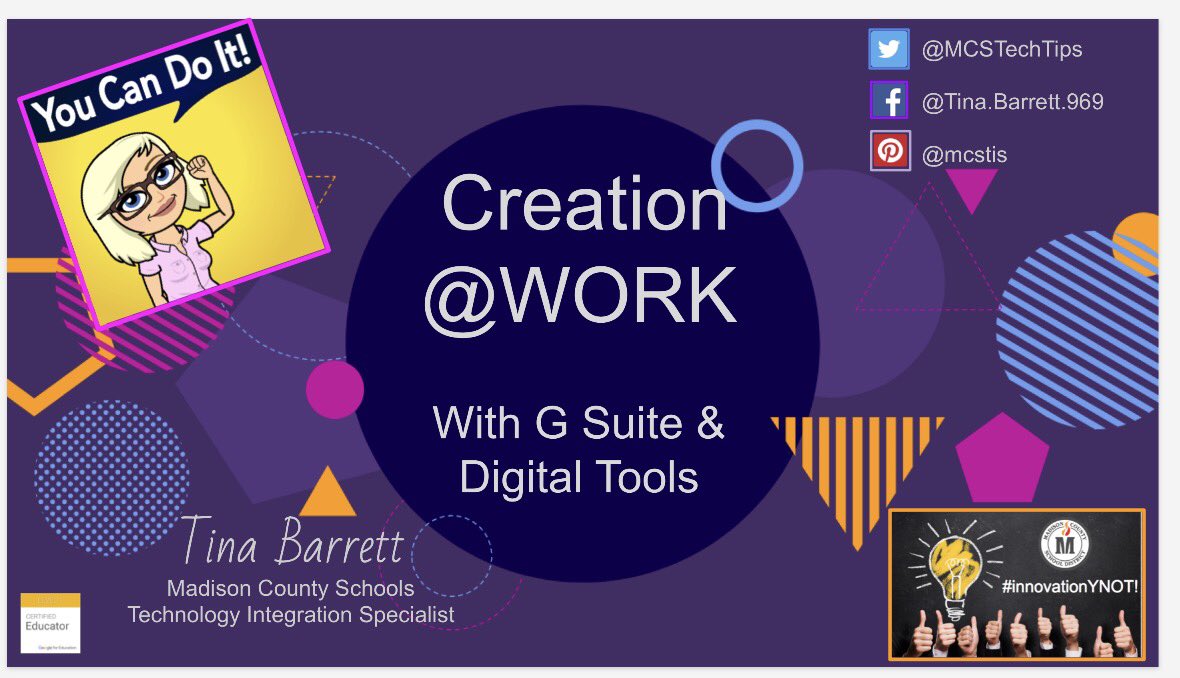 heatherwarrell's tweet photo. Introducing #KYGoDigital Leader Tina Barrett- representing Madison Co Schools! She'll be sharing in the LMS track @EKUModel on August 2nd! https://t.co/ac6ABZwFjC