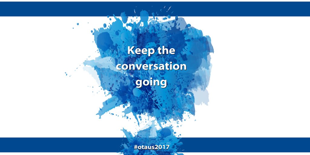 otaust's tweet photo. Keep the conversation going, what was your key take away from #otaus2017 and how are you going to action it? #occupationaltherapy https://t.co/t9qTXV1ruW