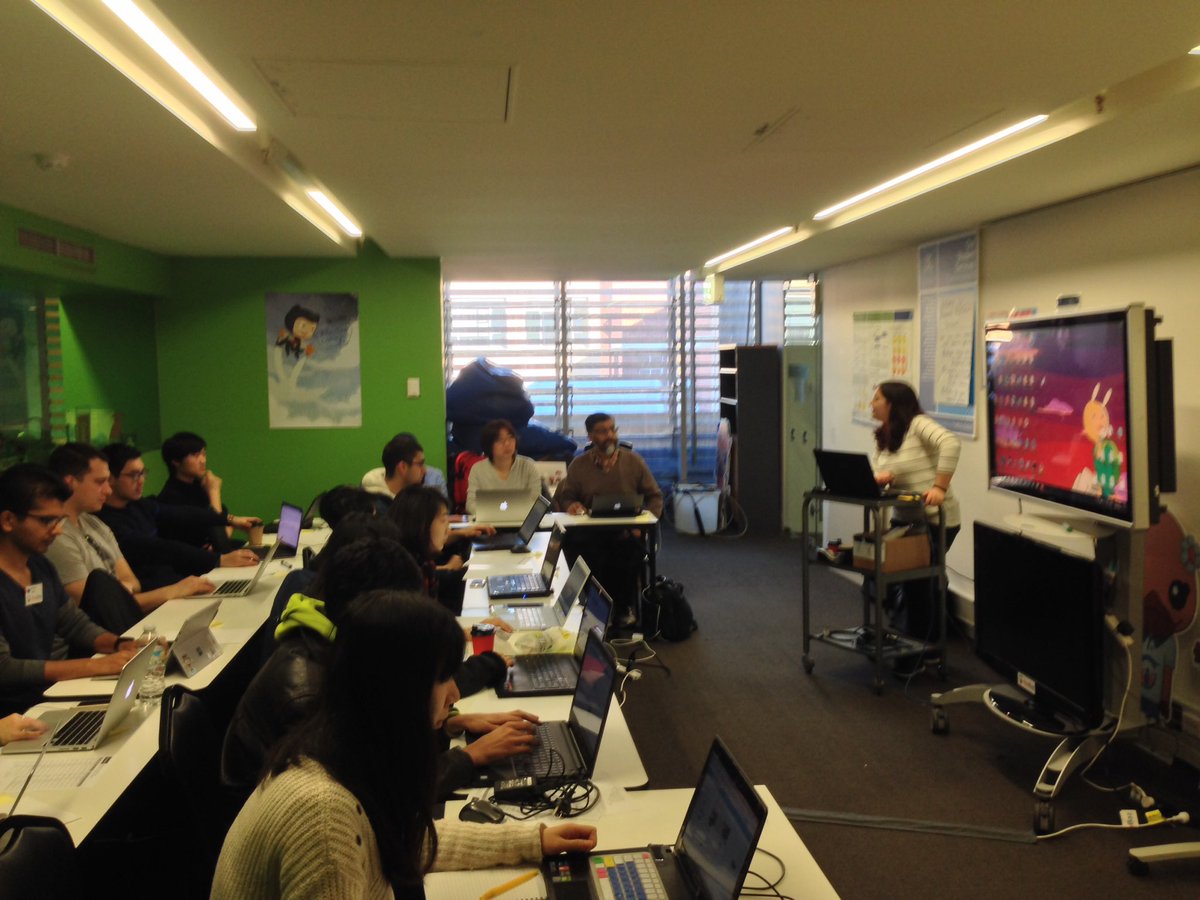 maegul's tweet photo. The circus is flying @ResBaz @unimelb with @kflekac #python workshop. https://t.co/bihSDO6ohl