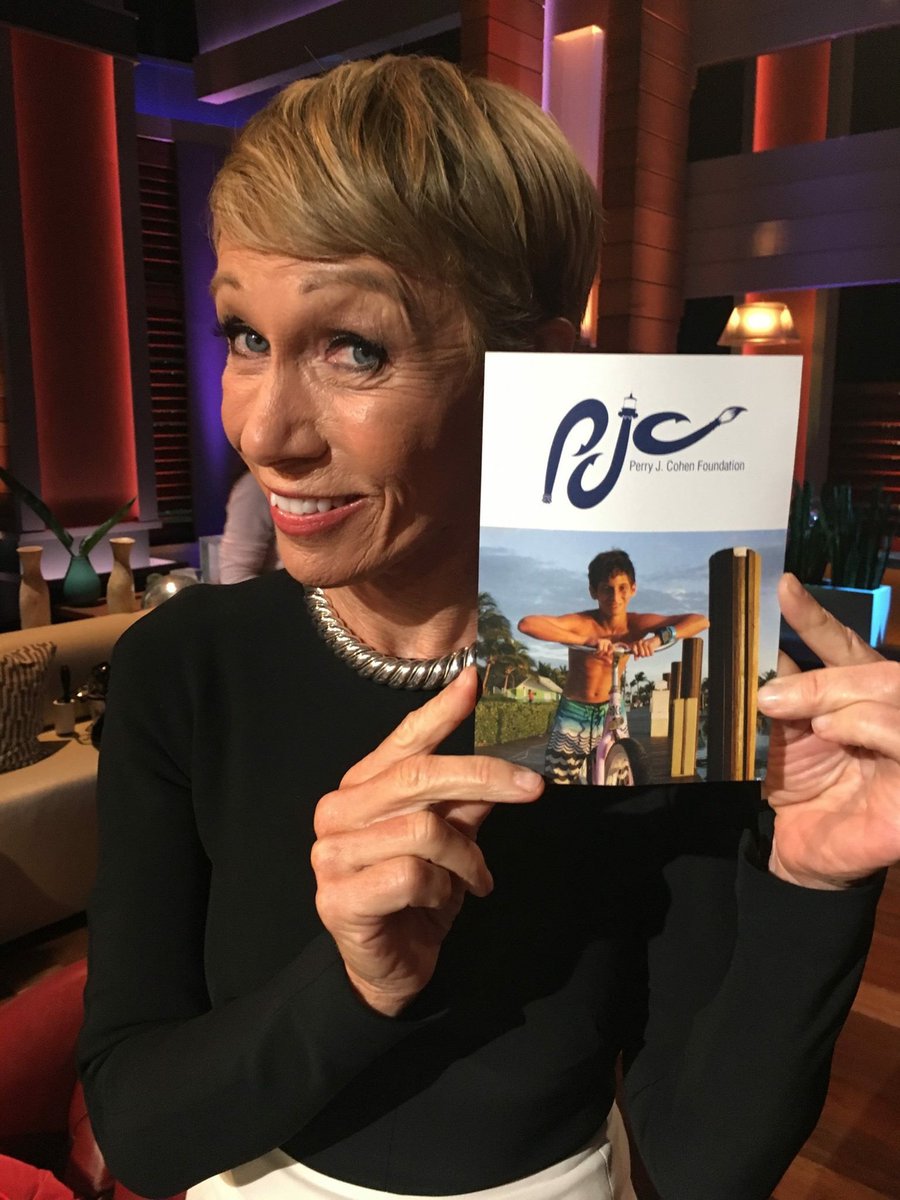 JupJenn's tweet photo. ❤️Thanks to all the Sharks @SharkTankABC for supporting! Esp my fave @BarbaraCorcoran #AustinandPerry ⚓️Thinking of @PERMINAK on this 2yr💔 https://t.co/VW83lwo216