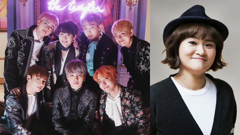 soompi's tweet photo. Kim Shin Young Explains Why #BTS Has Left A Great Impression On Her https://t.co/wxoFDlAxJe https://t.co/J3oULtOnrK