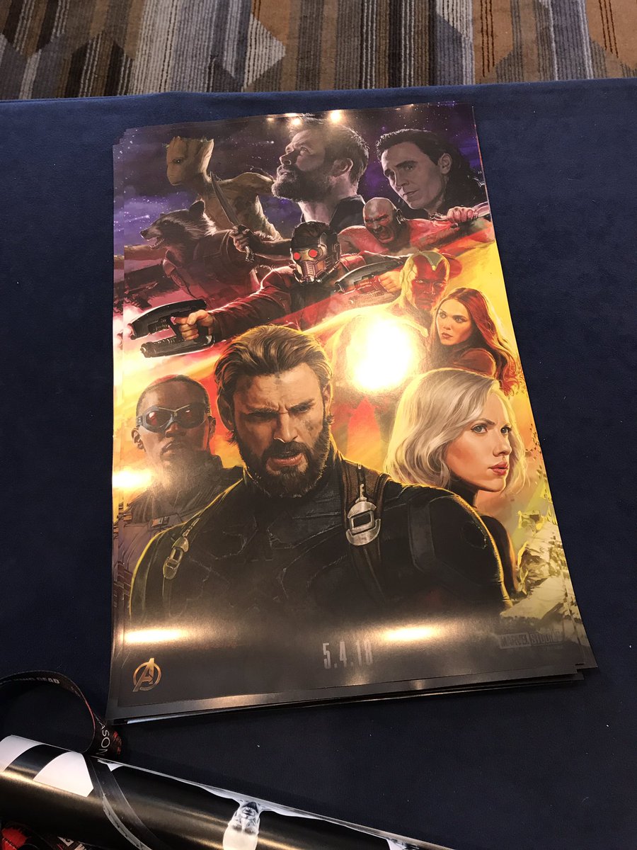 BrandonDavisBD's tweet photo. Trying to spread the Comic Con cheer!

I'm gonna mail this Avengers: Infinity War #SDCC poster to one person who retweets this! https://t.co/Bk8NfS9z3t