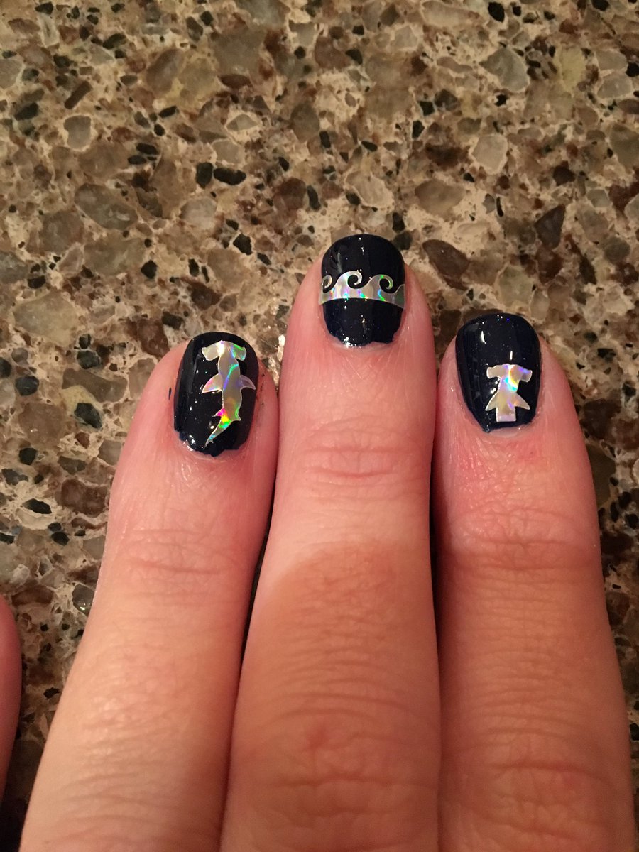 KShamrock's tweet photo. Already for @SharkWeek 🦈🦈@livelovepolish https://t.co/NGCBjx0n4L