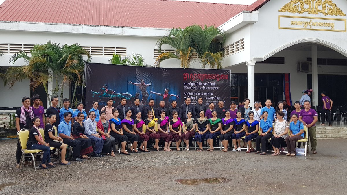 sumiranz's tweet photo. #Dance and #exhibition depicting #forcedmarriage during #KhmerRouge #regime #reparations
#PkaSla #Krom #Angkar #Kampot #Cambodia https://t.co/RSIULLcp0W