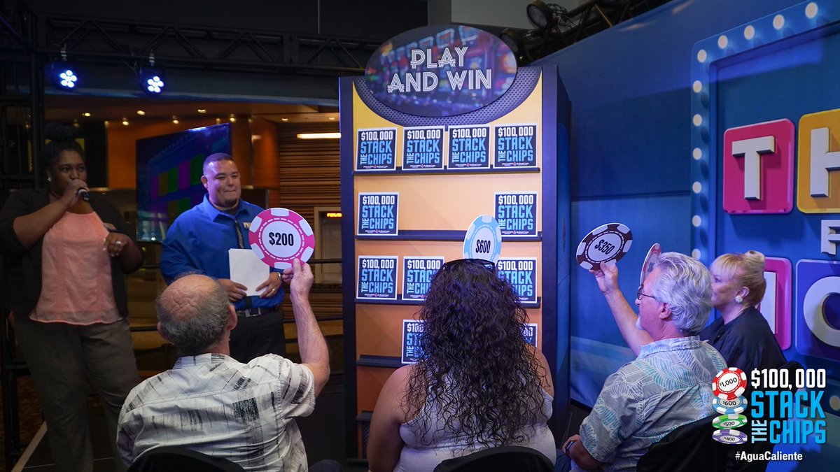 AguaCalienteRM's tweet photo. #StackTheChips and WIN β Each contestant won $1,250 in playing chips today!
Next #StackTheChips drawing day: July 30 https://t.co/KhrP3kLZCv https://t.co/By0Gf3Y1iW