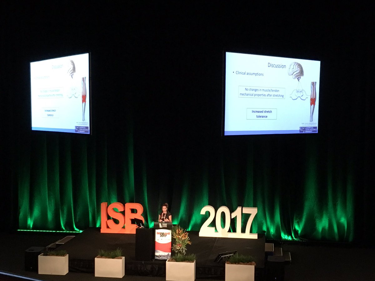 StephLKing1's tweet photo. Interesting clinical implications from David Winter YIA nominee @KalkmanBarbara looking at home on the big Great Hall stage! #biomech2017 https://t.co/3AWJ8uP1r2