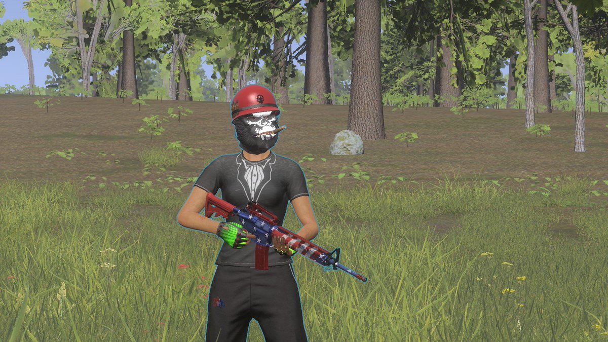 dewd's tweet image. my new loadout :)