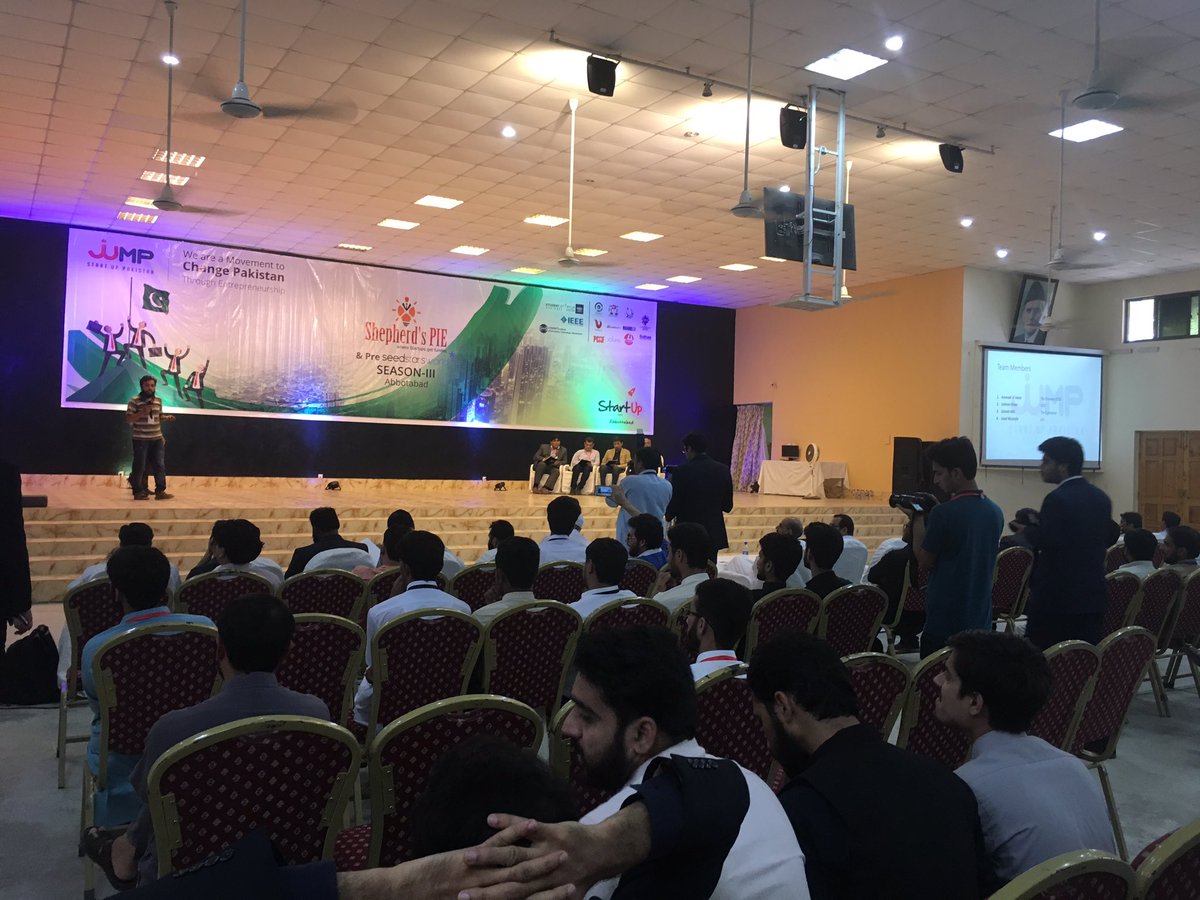 JumpStartPk's tweet photo. "Shepherd's PIE Season 3" Live Event at COMSATS Abbottabad. #supporting_partner @ieeeciitatd @ciitabbottabad #SSBC https://t.co/XqP2SdGDPS
