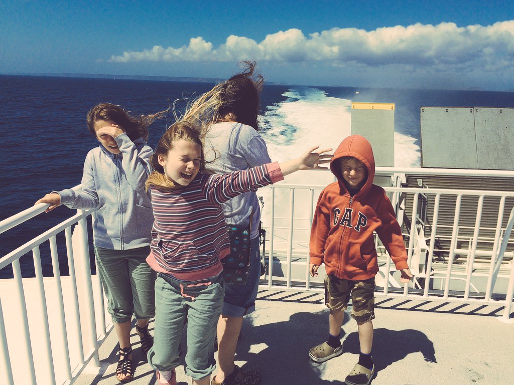 ferrerorocker's tweet image. Our road trip to Jersey started out on the rather blustery ferry crossing! #GORoadTrip