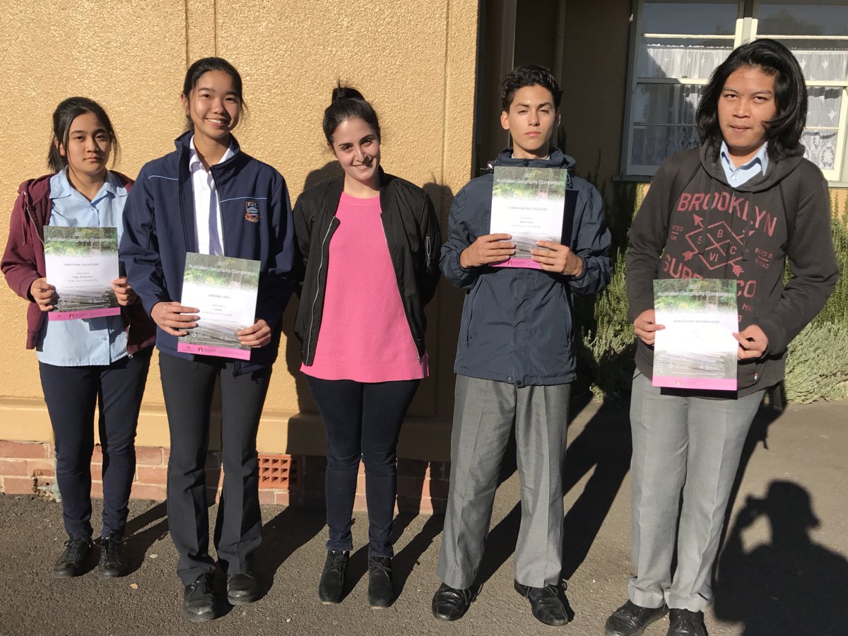 Fairfield_HSIE's tweet photo. Students achieved outstanding results in the Australian Geography Competition. 2 x credits, 1 x distinction and 1 x high distinction! https://t.co/0M7R5I3Yit