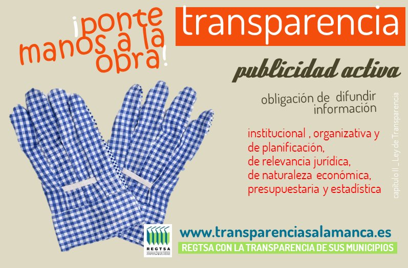 transparensal's tweet photo. #transparencia ¡ponte manos a la obra! y realiza publicidad activa @transparensal @REGTSA https://t.co/jMzYf6gyTJ