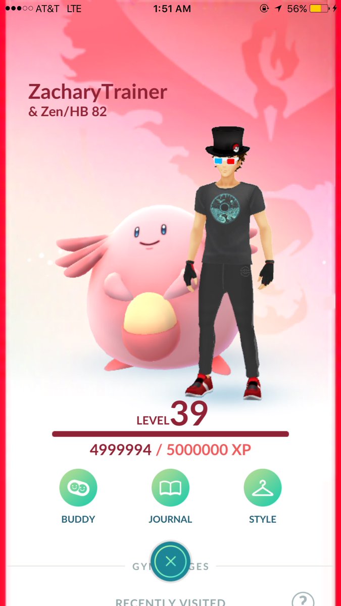 ZachTrainer96's tweet photo. @trnrtips hit level 40!! Hatched a togepi to level me! #pokemongo #level40pokemongo #level40 https://t.co/924hFNyS6r