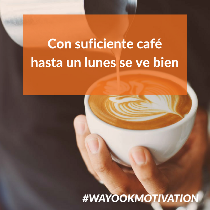 Wayook's tweet photo. ☕ ¡Que no nos falte el café! ☕ #Wayook #Wayookmotivation #buenosdias #felizlunes https://t.co/lzdseI2Te4