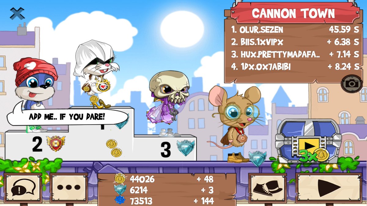 S3Z3NNN's tweet photo. Get on my level, son! #funrun2 #1XVIPX #Prettymadafaka #0x7ABIBI https://t.co/F3qAdMrxkS