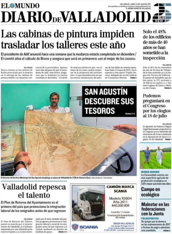 🗞️Las #portadas de los diarios de <a href="/edigrup/">Edigrup Media</a> en #CastillayLeón. No te pierdas <a href="/DiarioCyLMundo/">Diario de Castilla y León</a>, <a href="/diariodeleon/">Diario de León</a>, <a href="/diariodesoria/">Heraldo Diario de Soria</a> y <a href="/correodeburgos/">El Correo de Burgos</a>