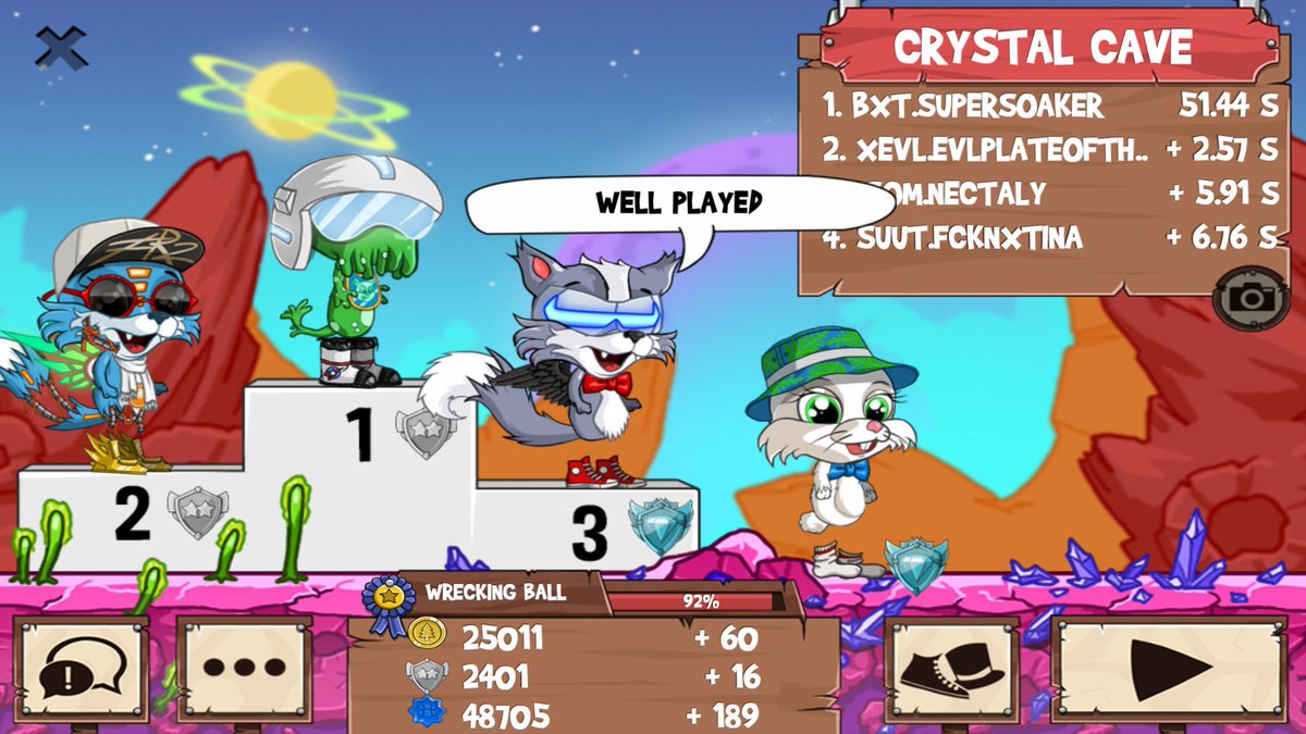 Neva2open's tweet photo. Get on my level, son! #funrun2 #EvlPlATEofThot #Nectaly #FCKNxTINA https://t.co/4ib9OJIi9T