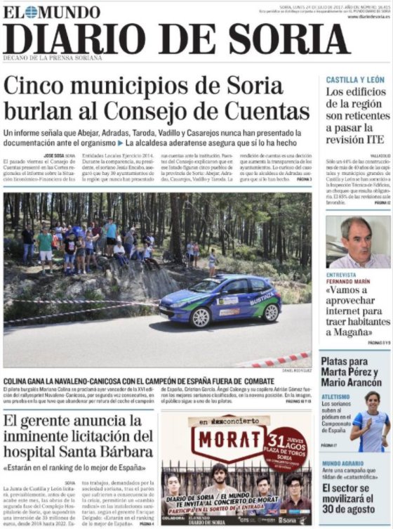 esRadio_CyL's tweet photo. 🗞️Las #portadas de los diarios de @edigrup en #CastillayLeón. No te pierdas @DiarioCyLMundo, @diariodeleon, @diariodesoria y @correodeburgos https://t.co/QCFnxz2k2S