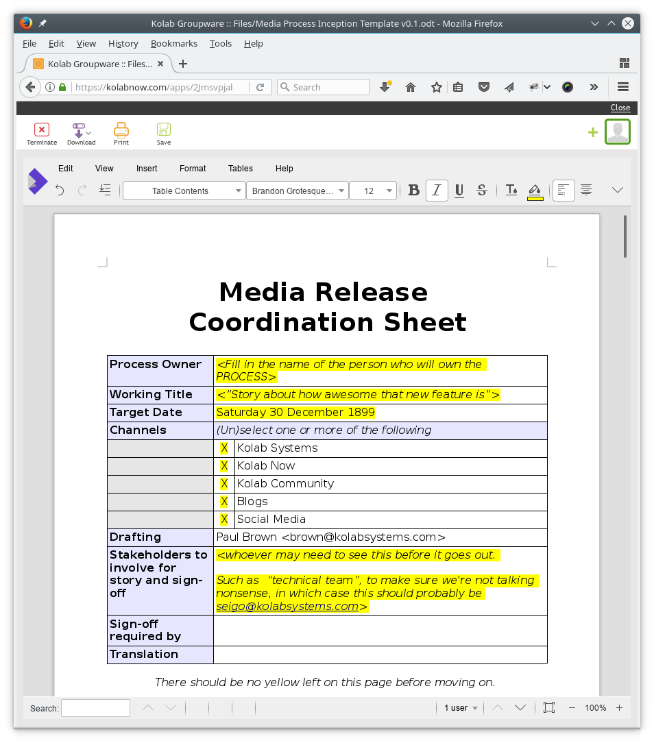 Kolab Community tweet media