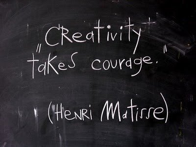 Oh yes it does! Go create! #MondayMotivation #BeCreative #HaveCourage