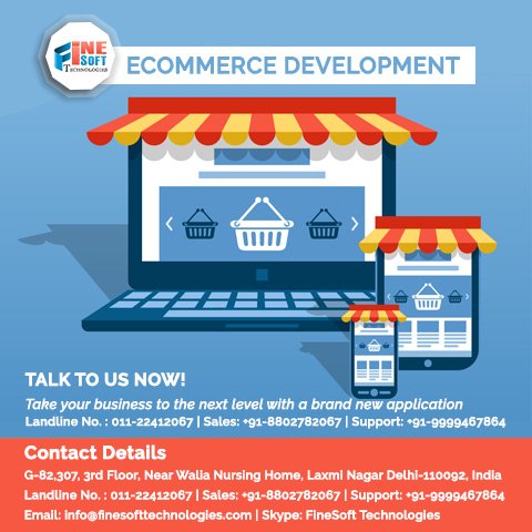 finesofttech's tweet photo. Best #eCommerce #Website #Development #Company offering highly professional #eCommerce_website_development services .
Call - 91-8802782067 https://t.co/D7Kgl92xuH