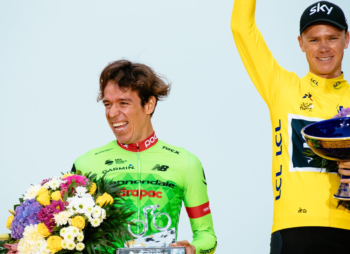 EFprocycling's tweet photo. "This is the greatest success of my career." - @UranRigoberto on #TDF2017 second overall. Details: https://t.co/pNeZl8WbdN https://t.co/M7PIkqx5dI