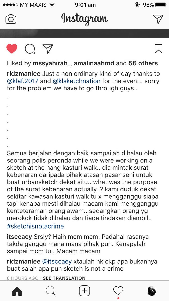 kymioflario's tweet photo. Public space tak berapa nak public di KL bila dilarang berseni di Pasar Seni. Nak sketching diam2 menghayati pun kena halau. 🤦🏼‍♂️ https://t.co/7QsKA9HF5E